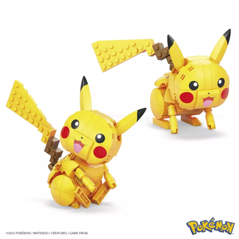 MEGA Pokémon set da costruzione Pikachu (211 pezzi) con 1 action figure per bambini