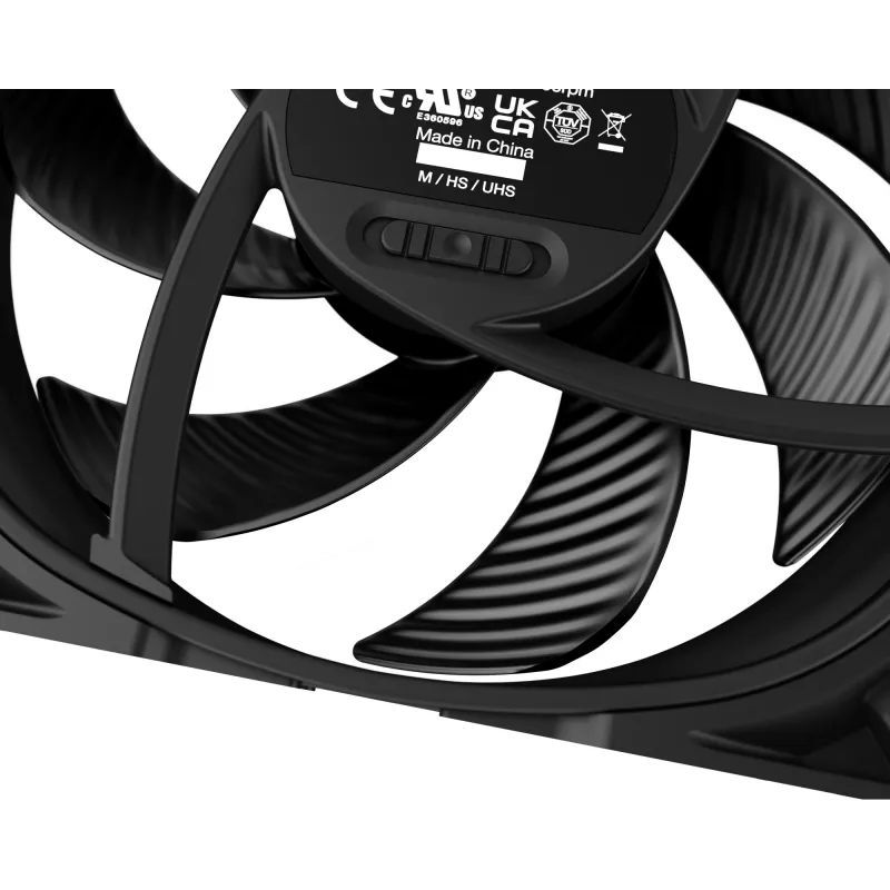 be quiet! SILENT WINGS PRO 4 | ventola per case PWM 120mm 12 cm nero 1 pezzo
