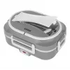 Noveen LB640 Lunch box elettrico, grigio scuro