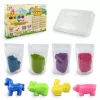 Sabbia cinetica per bambini Tuban DYNAMIC SAND SET – FARM multicolore