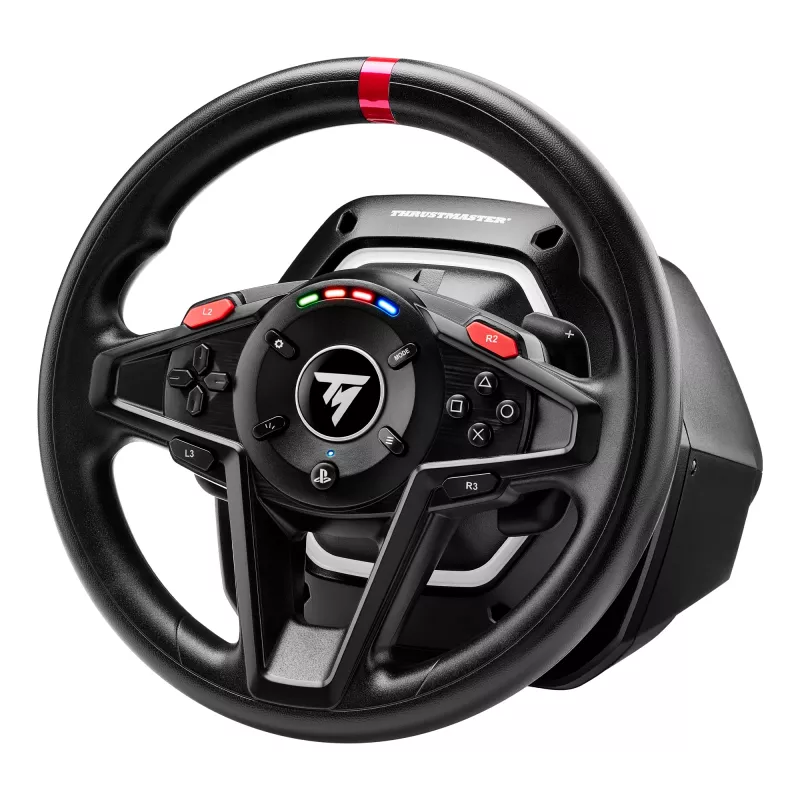 Thrustmaster T128 nero USB volante + pedali analogico PC, PlayStation 4, PlayStation 5