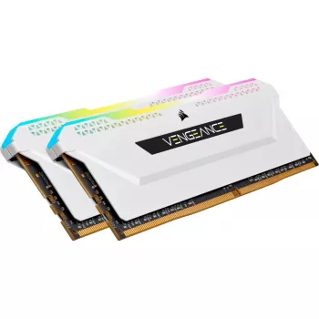 Memoria CORSAIR 32GB DDR4 3200MHz C16 (2x16GB) Vengeance RGB Pro bianco