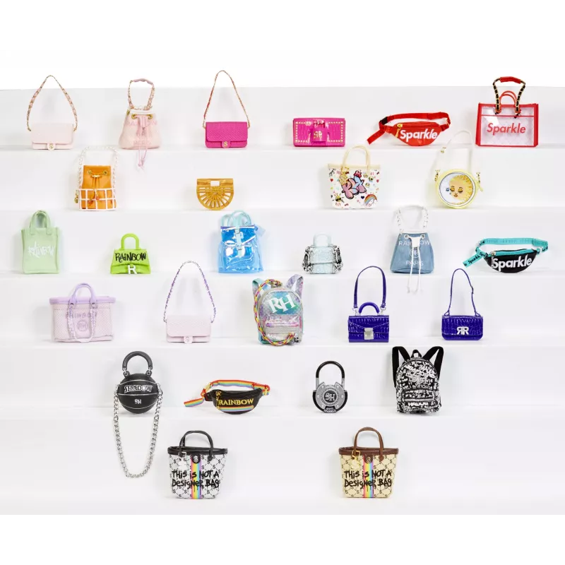 Rainbow High Accessories Studio Serie 1, assortimento H in PDQ borsa bambola