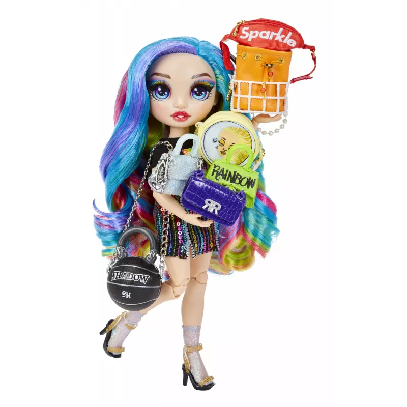Rainbow High Accessories Studio Serie 1, assortimento H in PDQ borsa bambola