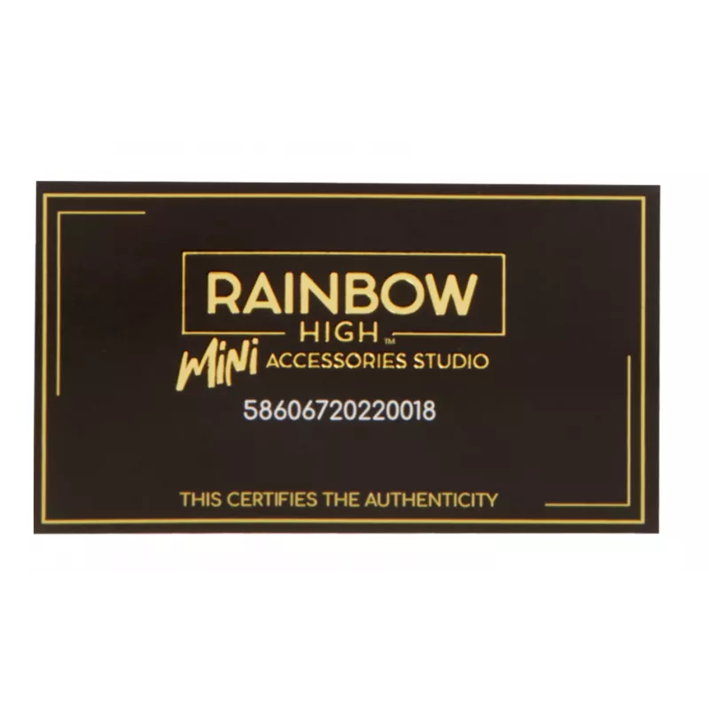 Rainbow High Accessories Studio Serie 1, assortimento H in PDQ borsa bambola