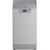 Lavastoviglie slim Beko BDFS15020X, 10 coperti, 45 cm, 47 dB, 5 programmi, motore inverter