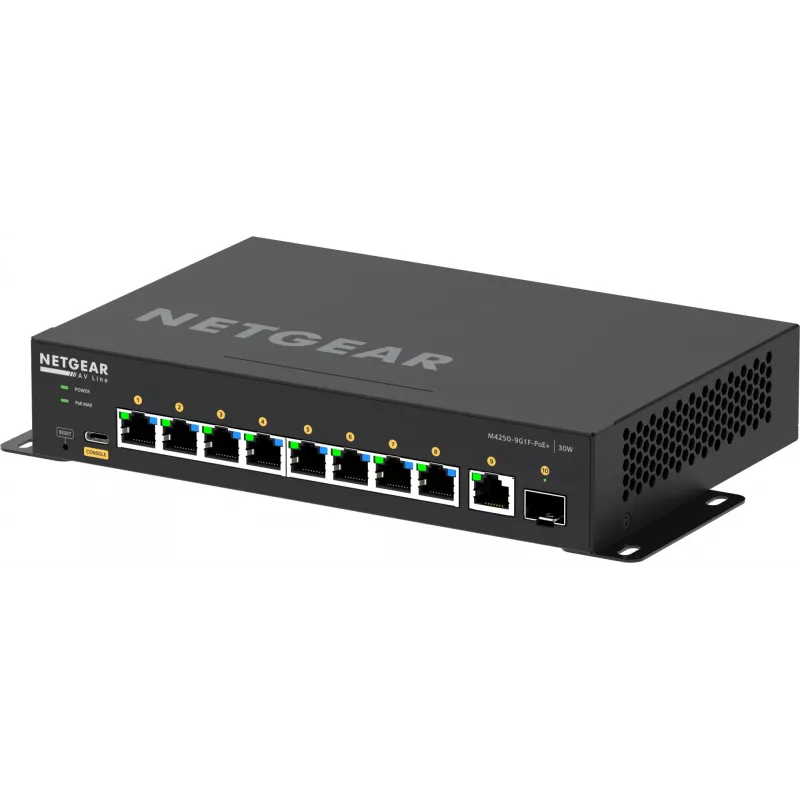 Switch managed NETGEAR GSM4210PD-100EUS 8x1G PoE+ 110W 1xSFP