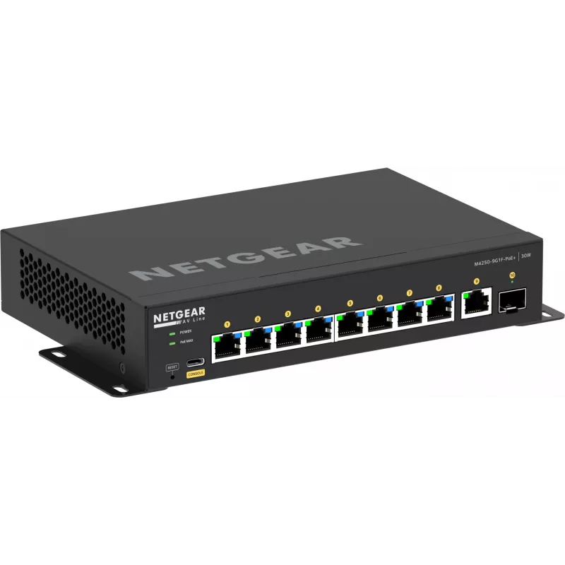 Switch managed NETGEAR GSM4210PD-100EUS 8x1G PoE+ 110W 1xSFP