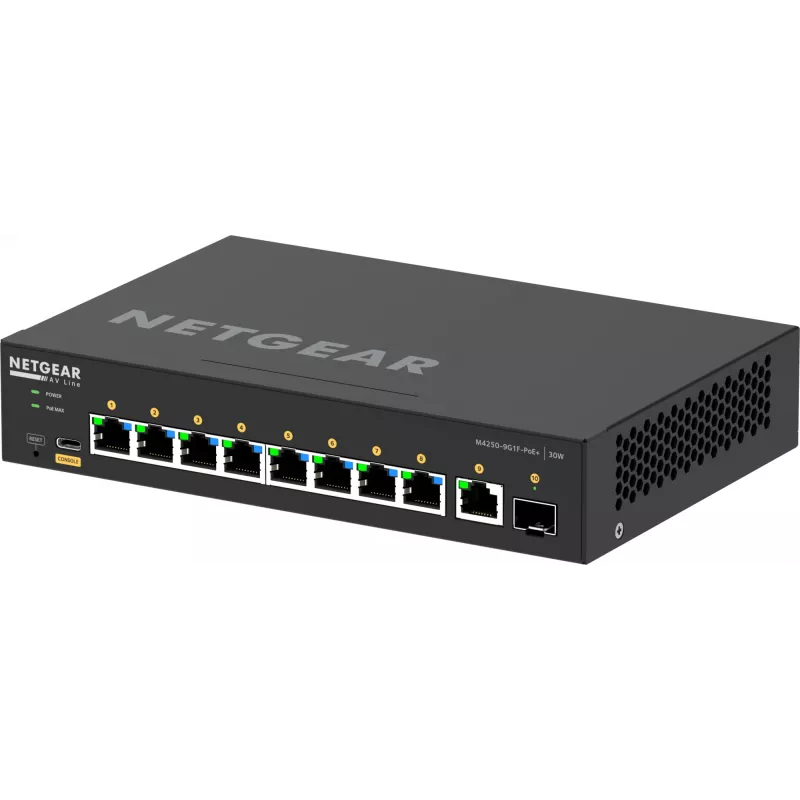 Switch managed NETGEAR GSM4210PD-100EUS 8x1G PoE+ 110W 1xSFP