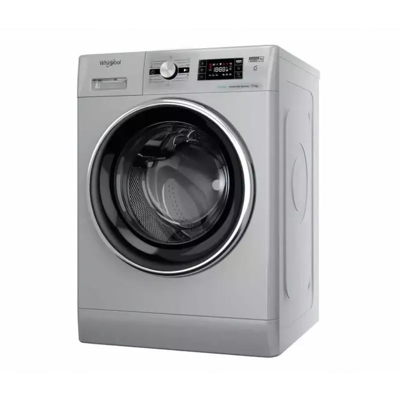 Whirlpool AWG 1114SD lavatrice industriale a libera installazione a carica frontale, 11 kg, 1350 giri/min, argento