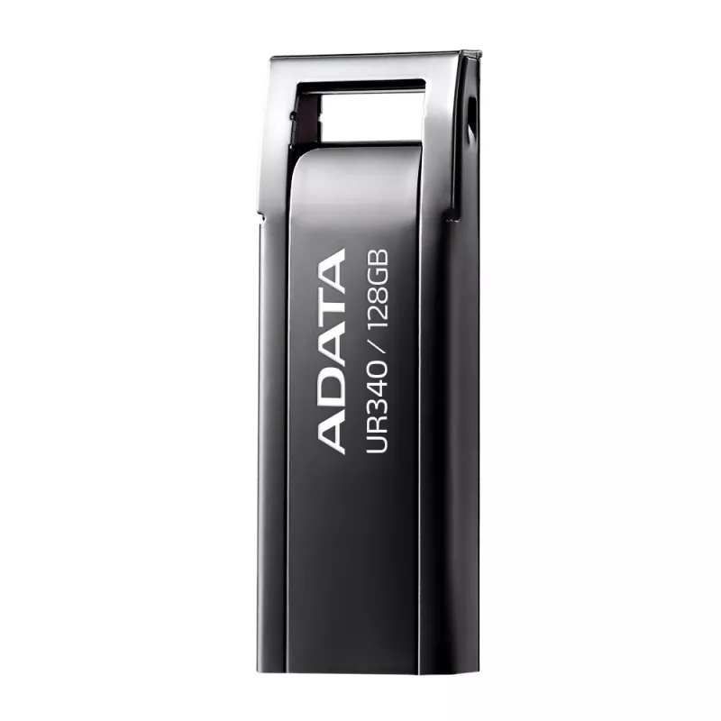 Chiavetta USB ADATA UR340 128 GB USB Type-A 3.2 Gen 2, corpo in metallo, nero