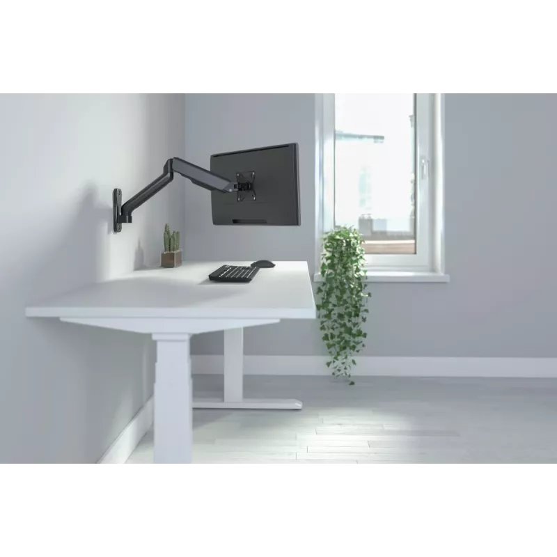 Supporto a parete a gas singolo per monitor DIGITUS 32