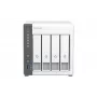 NAS QNAP TS-433 Tower ARM Cortex-A55 4 GB 0 TB QNAP QTS bianco
