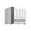 NAS QNAP TS-433 Tower ARM Cortex-A55 4 GB 0 TB QNAP QTS bianco