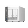 NAS QNAP TS-433 Tower ARM Cortex-A55 4 GB 0 TB QNAP QTS bianco