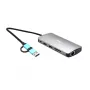Dock i-tec USB 3.0 USB-C/Thunderbolt 3x Display Metal Nano con LAN + Power Delivery 100 W