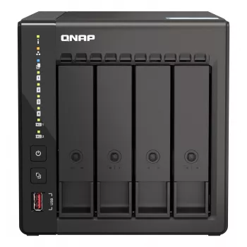 NAS QNAP TS-453E Tower Intel® Celeron® J6412 8 GB 0 TB QNAP QTS nero
