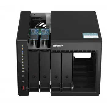 NAS QNAP TS-453E Tower Intel® Celeron® J6412 8 GB 0 TB QNAP QTS nero