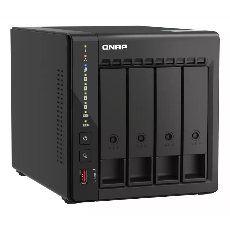NAS QNAP TS-453E Tower Intel® Celeron® J6412 8 GB 0 TB QNAP QTS nero