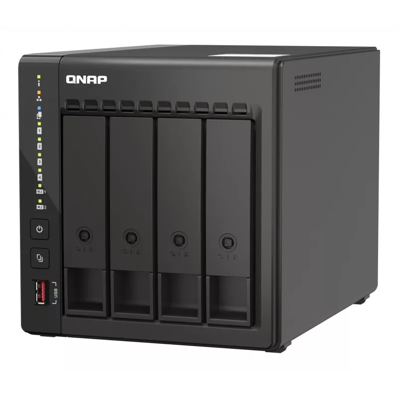 NAS QNAP TS-453E Tower Intel® Celeron® J6412 8 GB 0 TB QNAP QTS nero
