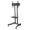 Techly ICA-TR23 supporto TV mobile con ruote, 32-70 pollici, 40 kg, con ripiano