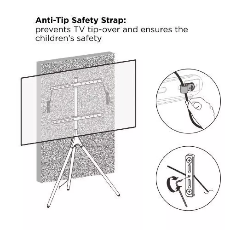 Supporto da terra per TV TECHLY ICA-TR18SAM per 45