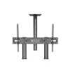 Carrello supporto da terra in acciaio Techly con sostegno regolabile in altezza per TV da 60'' a 100''