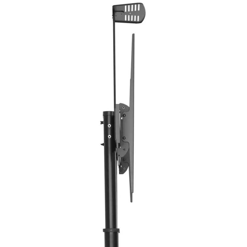 Carrello supporto da terra in acciaio Techly con sostegno regolabile in altezza per TV da 60'' a 100''