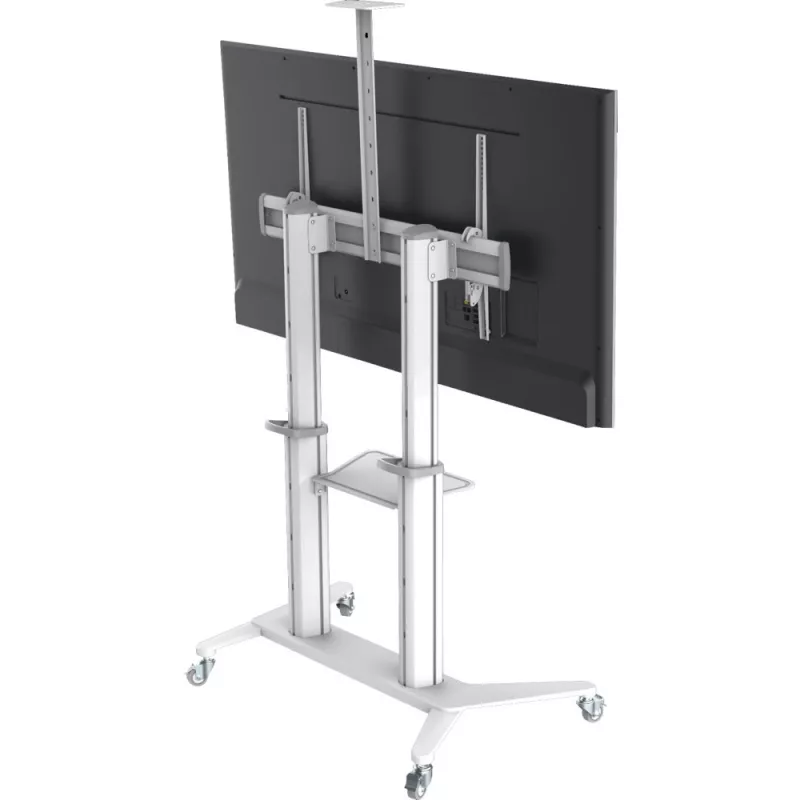 Carrello/supporto multimediale Techly ICA-TR49W bianco per schermo piatto