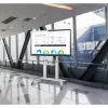 Carrello/supporto multimediale Techly ICA-TR49W bianco per schermo piatto