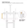 Carrello/supporto multimediale Techly ICA-TR49W bianco per schermo piatto