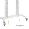 Carrello/supporto multimediale Techly ICA-TR49W bianco per schermo piatto