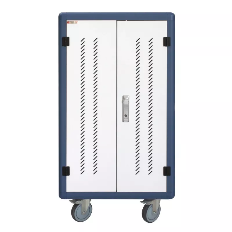 Carrello stazione di ricarica ventilata Techly 30 notebook o smartphone nero/grigio