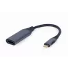 Cavo adattatore video GEMBIRD USB Type-C a HDMI A-USB3C-HDMI-01, 0,15 m, grigio