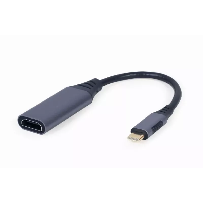 Cavo adattatore video GEMBIRD USB Type-C a HDMI A-USB3C-HDMI-01, 0,15 m, grigio