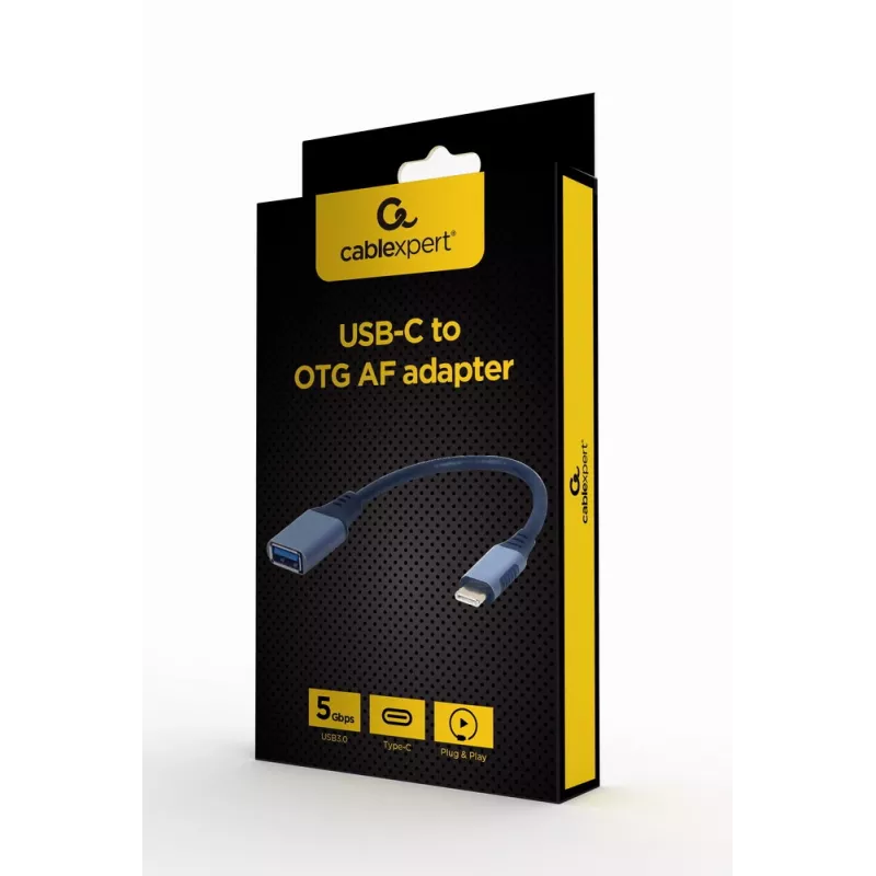 Cavo GEMBIRD USB 3.0 OTG Type-C a USB Type-A (CM/AF), grigio spazio