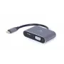 Gembird adattatore video da USB 3.0 Type-A a HDMI + VGA, grigio siderale