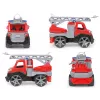 Lena TRUXX SM04535, camion dei pompieri, 2 anno/i, gomma, acciaio, grigio, rosso