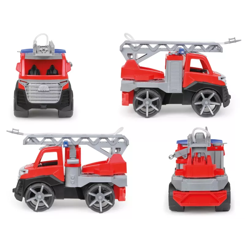 Lena TRUXX SM04535, camion dei pompieri, 2 anno/i, gomma, acciaio, grigio, rosso