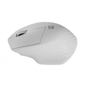 Mouse ottico wireless Bluetooth NATEC Siskin 2 — 1600 DPI, Bluetooth 5.0, per destrorsi, bianco