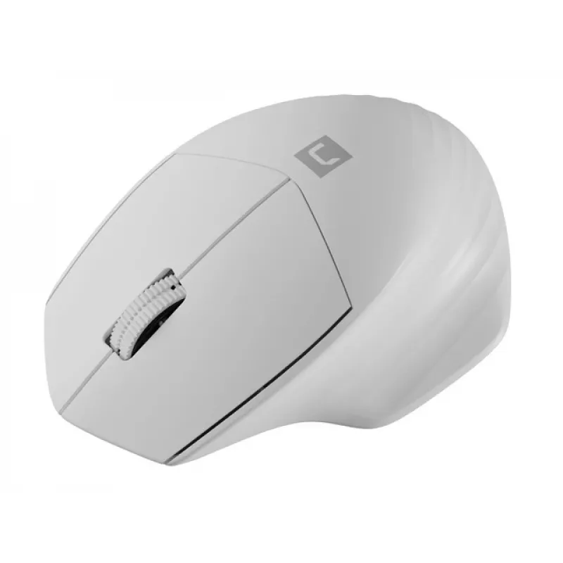 Mouse ottico wireless Bluetooth NATEC Siskin 2 — 1600 DPI, Bluetooth 5.0, per destrorsi, bianco
