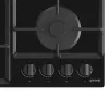 Gorenje GTW641EB piano cottura nero da incasso 60 cm gas 4 zona/e
