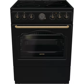 Cucina a libera installazione Gorenje GECS6B71CLB elettrica piano cottura in vetroceramica nero