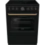 Cucina a libera installazione Gorenje GECS6B71CLB elettrica piano cottura in vetroceramica nero