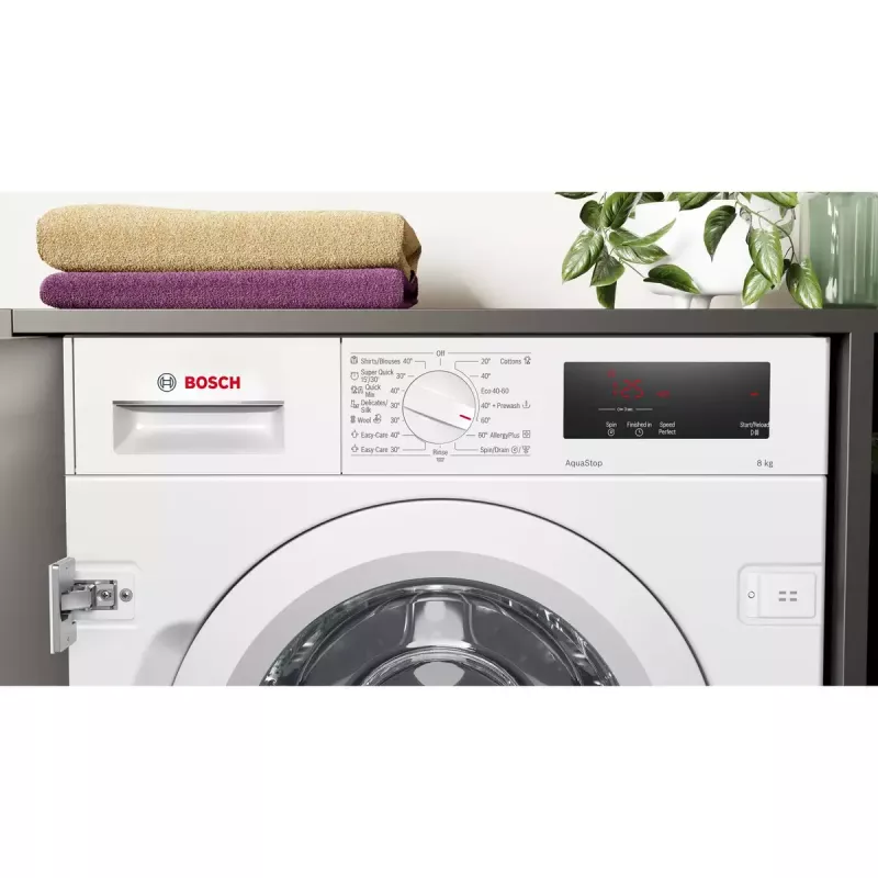 Lavatrice Bosch Serie 6 WIW24342EU a carica frontale 8 kg 1200 giri/min bianca