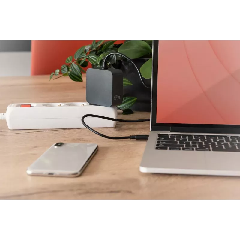 Alimentatore per notebook USB-C Digitus DA-10071 65W indoor AC nero