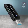 Lettore di schede Axagon CRE-S2N USB 3.2 Gen 1 Type-A nero