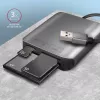 Axagon CRE-S3 lettore di schede esterno USB-A 3.2 Gen 1 3 slot & LUN SD/microSD/CF USB 3.2 Gen 1 (3.1 Gen 1) Type-A grigio