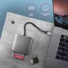 Axagon CRE-S3C lettore di schede di memoria in alluminio high speed USB-C 3.2 Gen 1, 3 slot, UHS-II