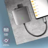 Axagon CRE-S3C lettore di schede di memoria in alluminio high speed USB-C 3.2 Gen 1, 3 slot, UHS-II